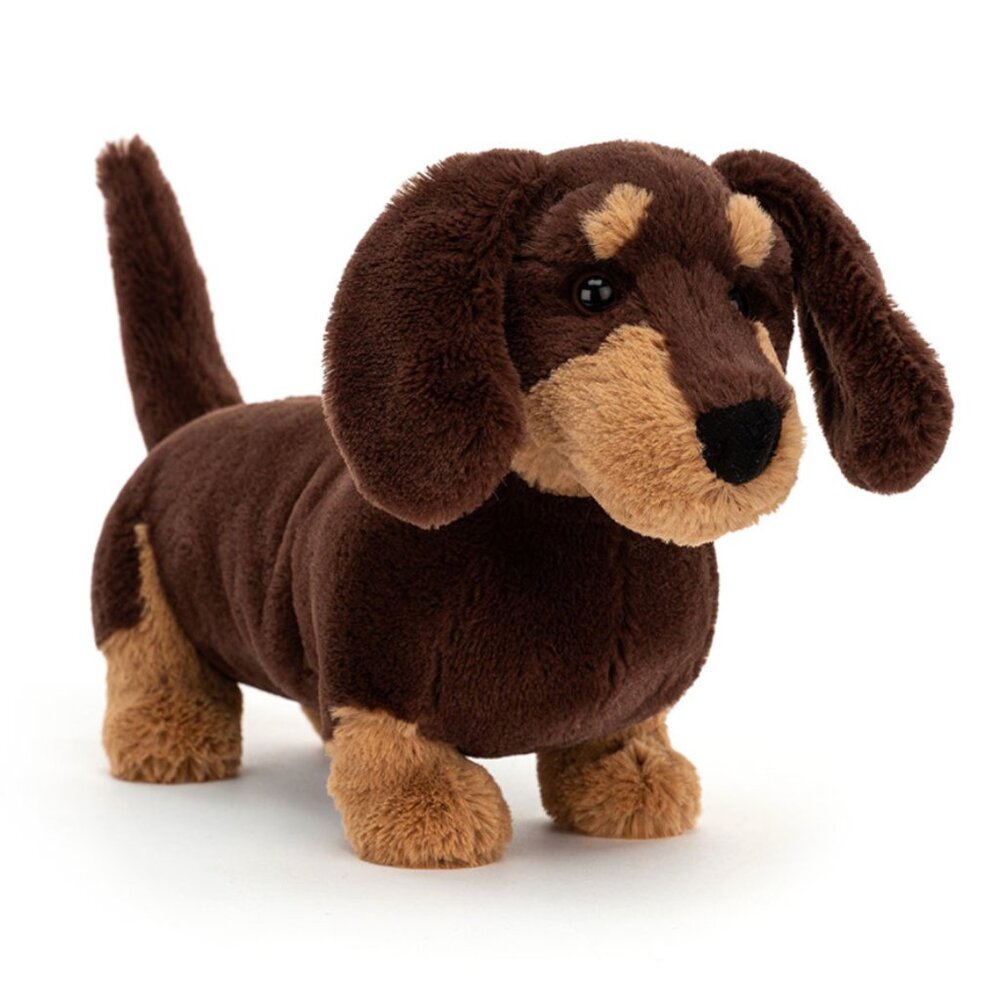 Jellycat Otto Sausage Dog, Size Medium NWT